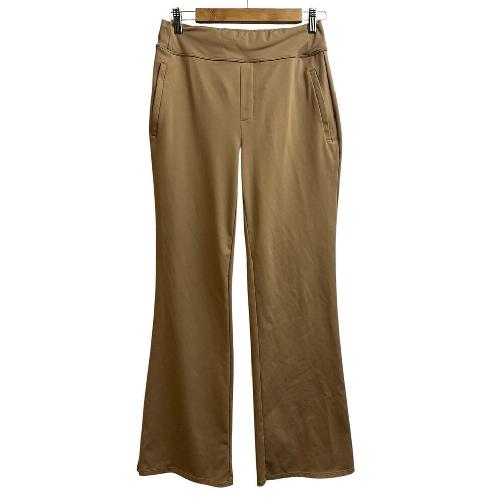 Halara Flex High Waisted Flare Work Pants Tan Women's Medium Tall